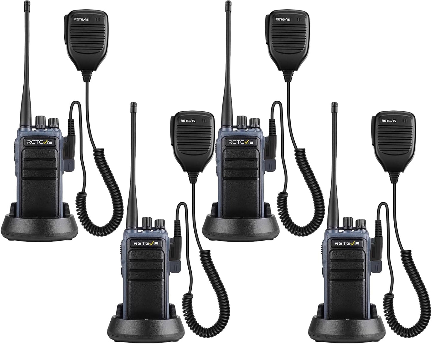 Retevis MateTalk C4 Walkie Talkies with Smart Voice Control