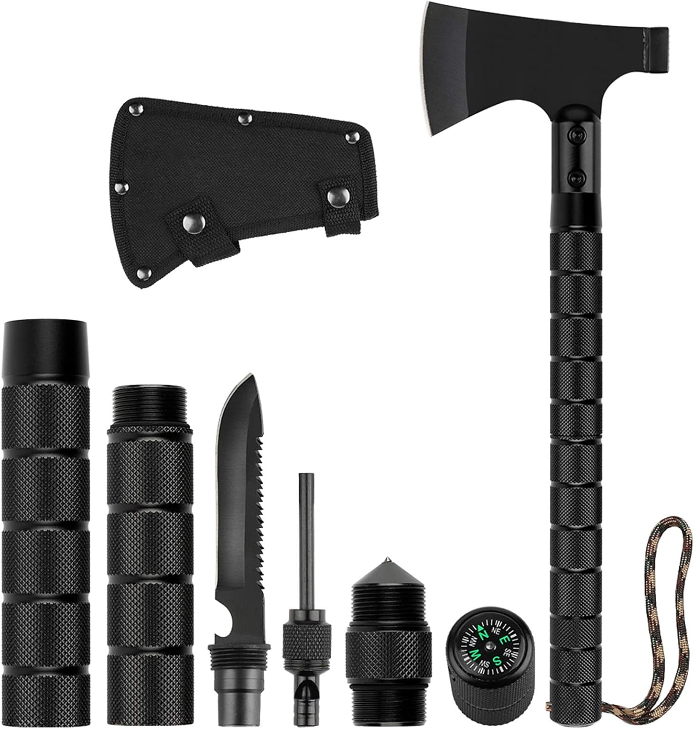 LIANTRAL Camping Axe: Ultimate Folding Survival Hatchet Tool