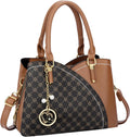KKXIU Triple Compartments Handbag for Women - Stylish Satchel