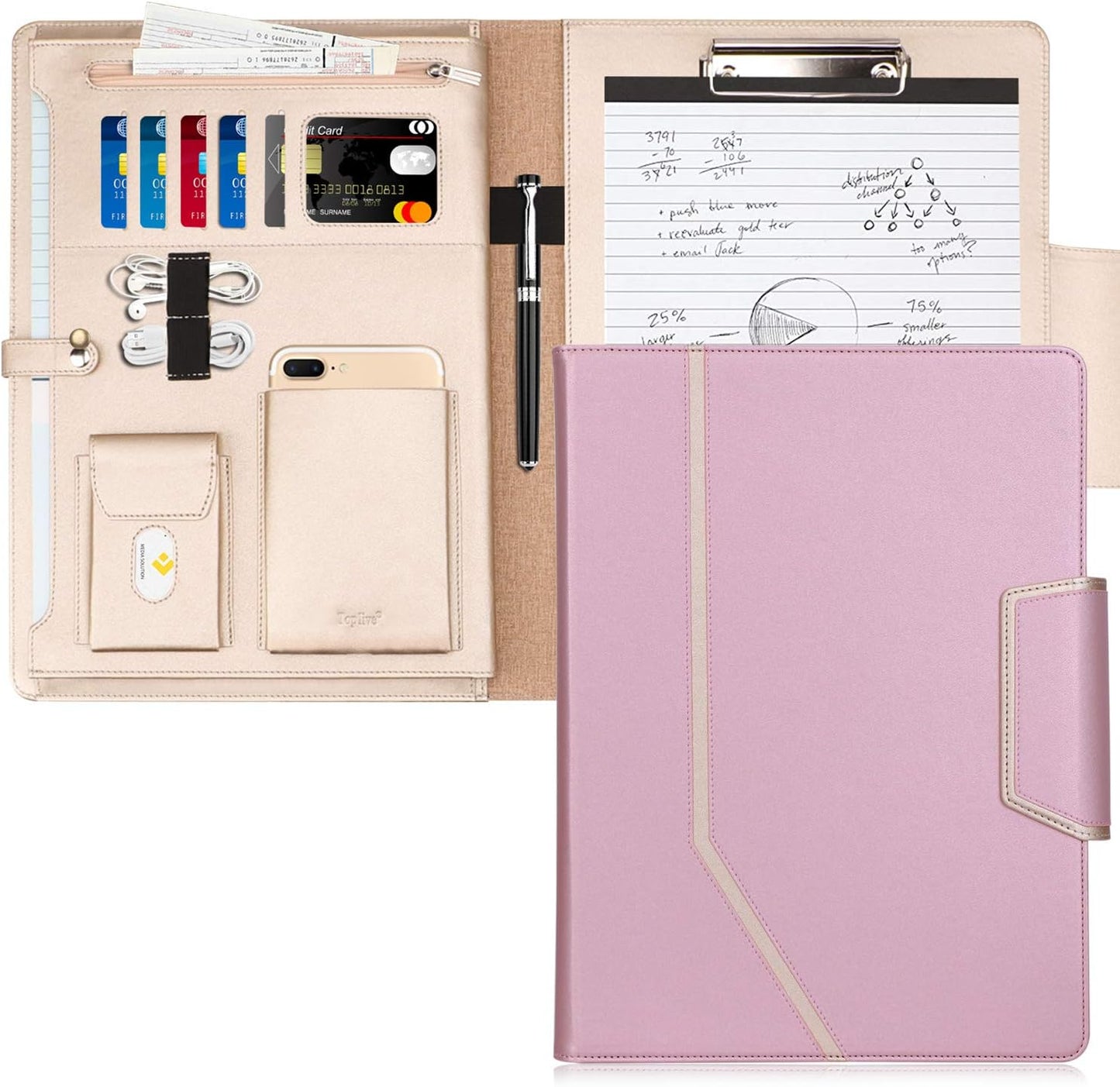 Toplive Portfolio Case for Business Professionals and Students