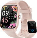 Fitpolo Women's Smartwatch: Alexa Built-in, HD Screen, IP68 Waterproof