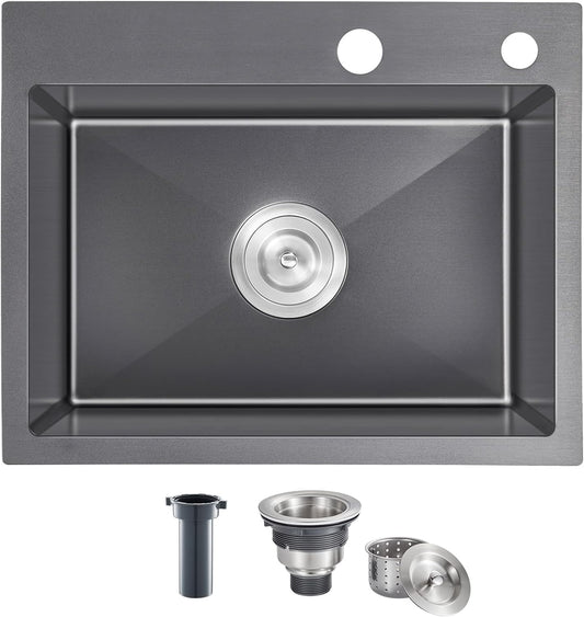 20x16 Inch Drop in Kitchen Sink for Small Kitchen and RV