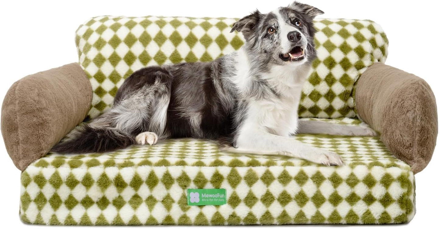 MEWOOFUN Orthopedic Dog Bed Sofa for Small Medium Dogs