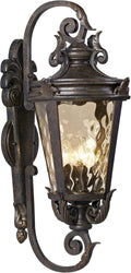 Casa Marseille Rustic Industrial Outdoor Wall Light Fixture - Warm