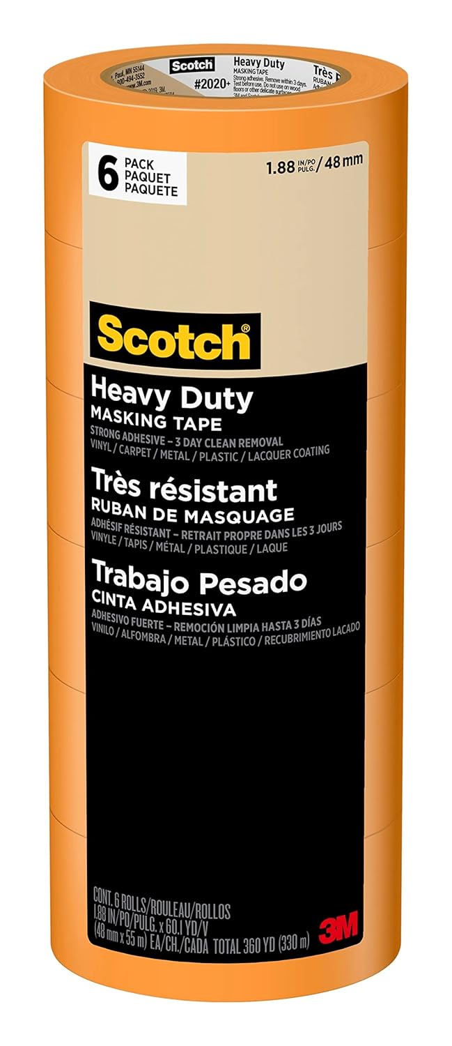 Scotch Heavy Duty Painter's Tape for Clean Removal and Bonding