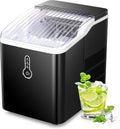 Countertop Ice Maker - Fast 9 Cubes in 8 Min, 26 lbs/24h