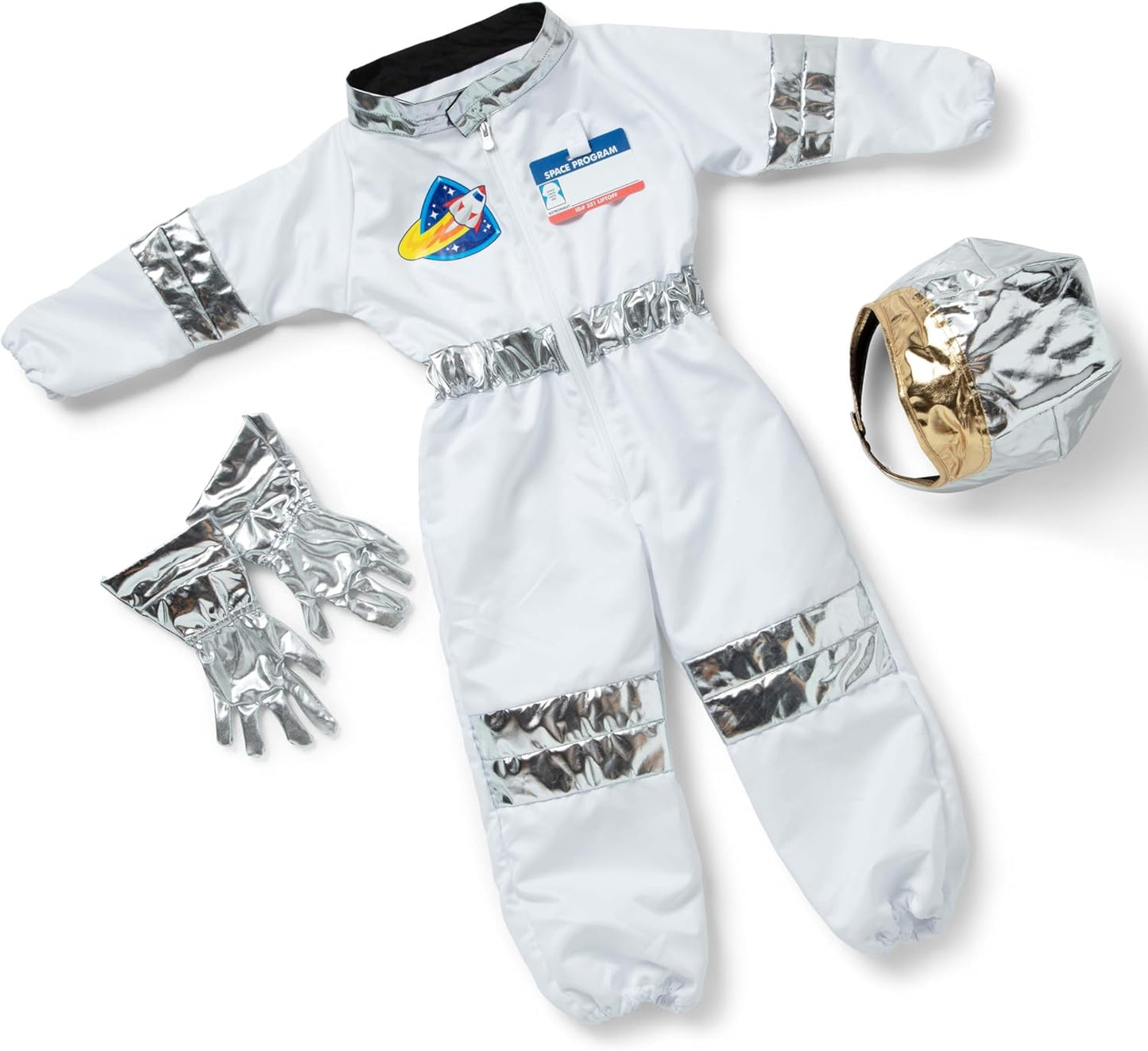 Melissa & Doug Astronaut Costume Role Play Space Set for Kids