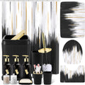 32PCS Bathroom Set with Shower Curtain and Rugs - Stylish Bath Bundle