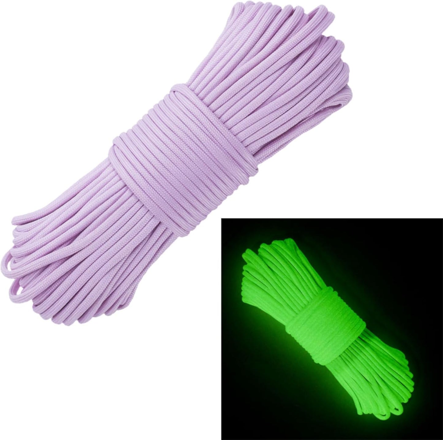 Glow in The Dark Zesty 550lb Paracord for Nighttime Utility