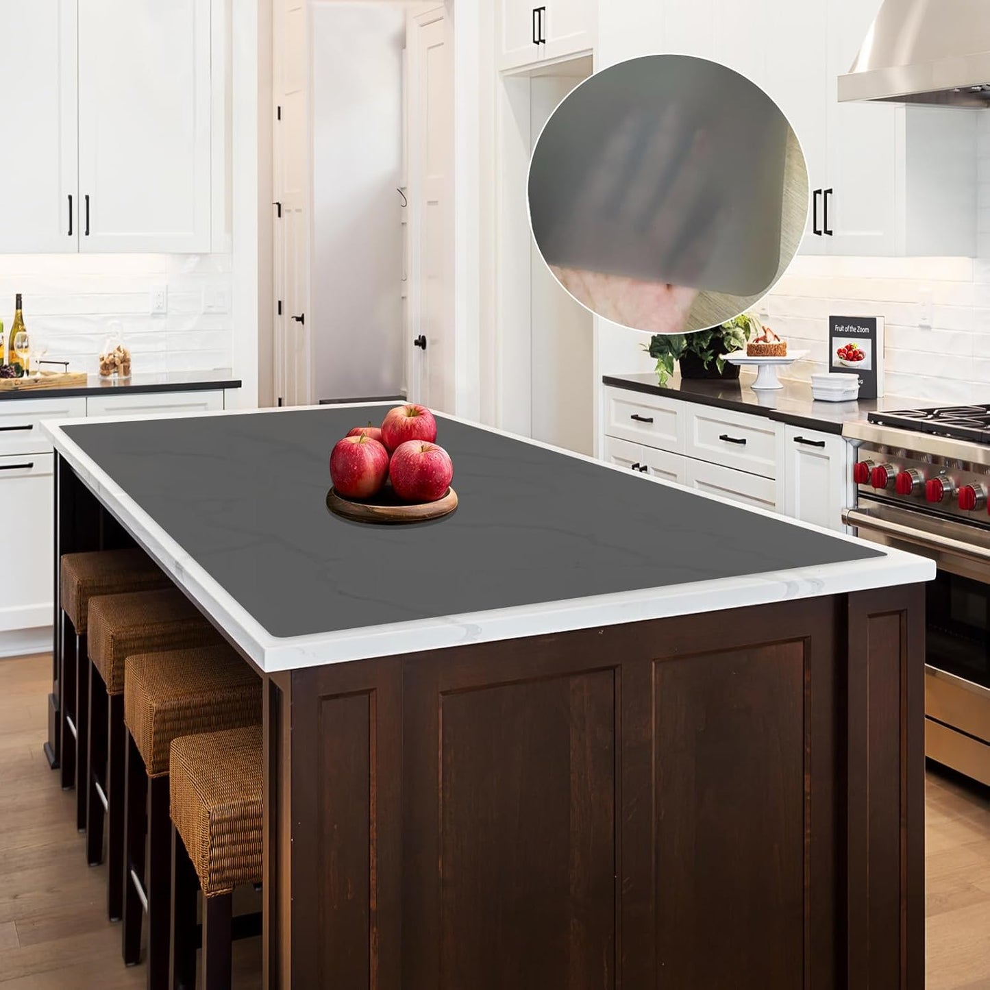 Large Silicone Mat 47.2x23.6 for Kitchen Counter Protection