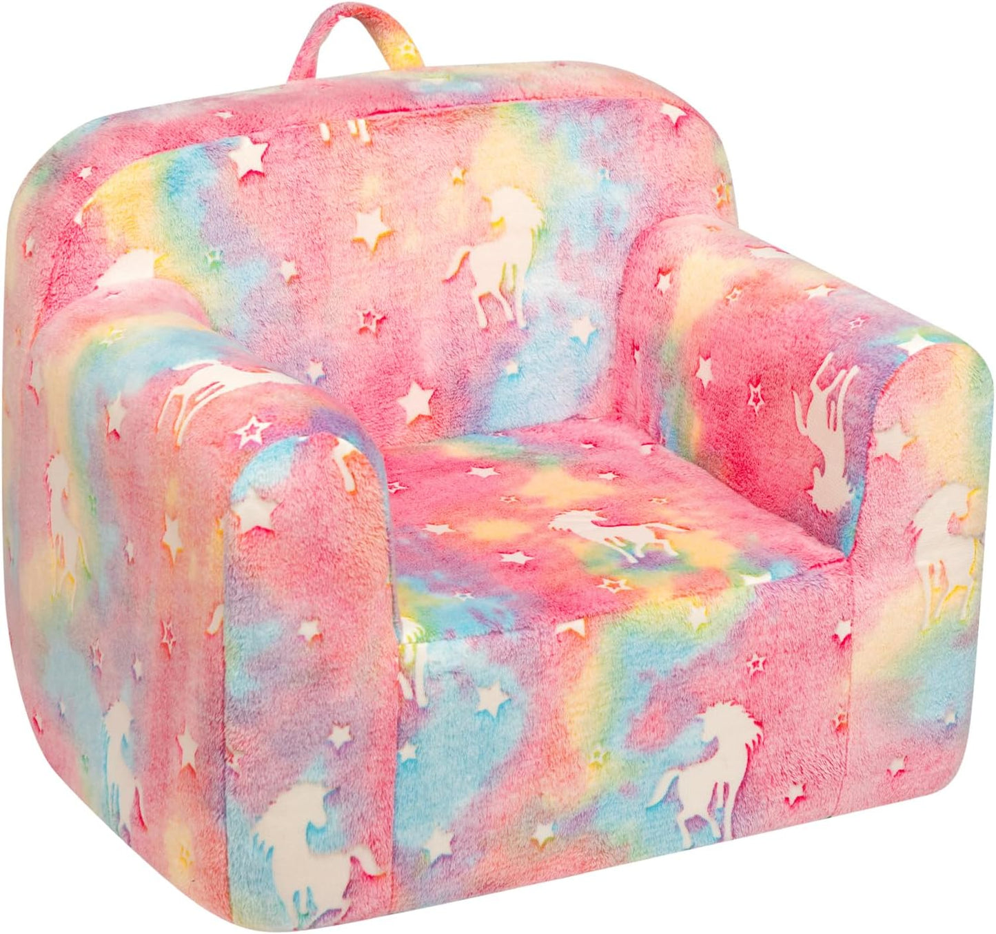 Kids Ultra-Soft Snuggle Foam Filled Chair for Reading & Relaxing