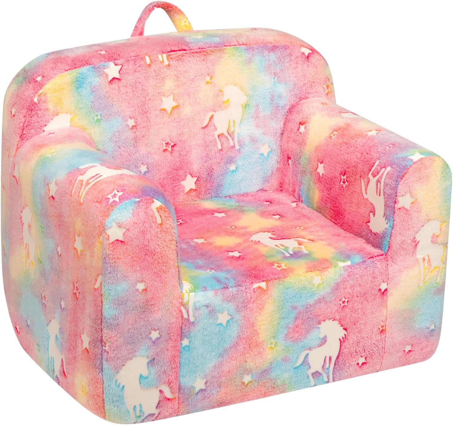 Kids Ultra-Soft Snuggle Foam Filled Chair for Reading & Relaxing