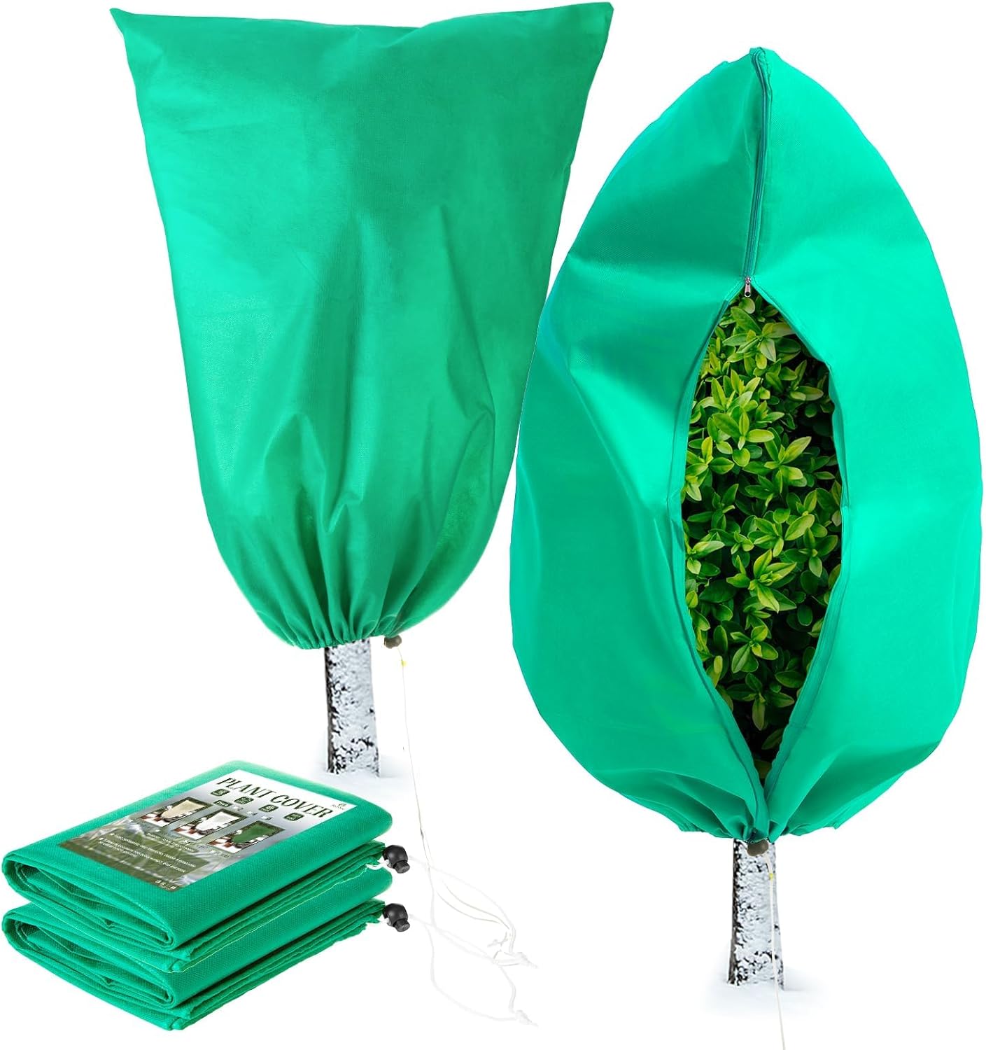 Homimp Plant Covers for Freeze Protection - 2 Pack Frost Covers