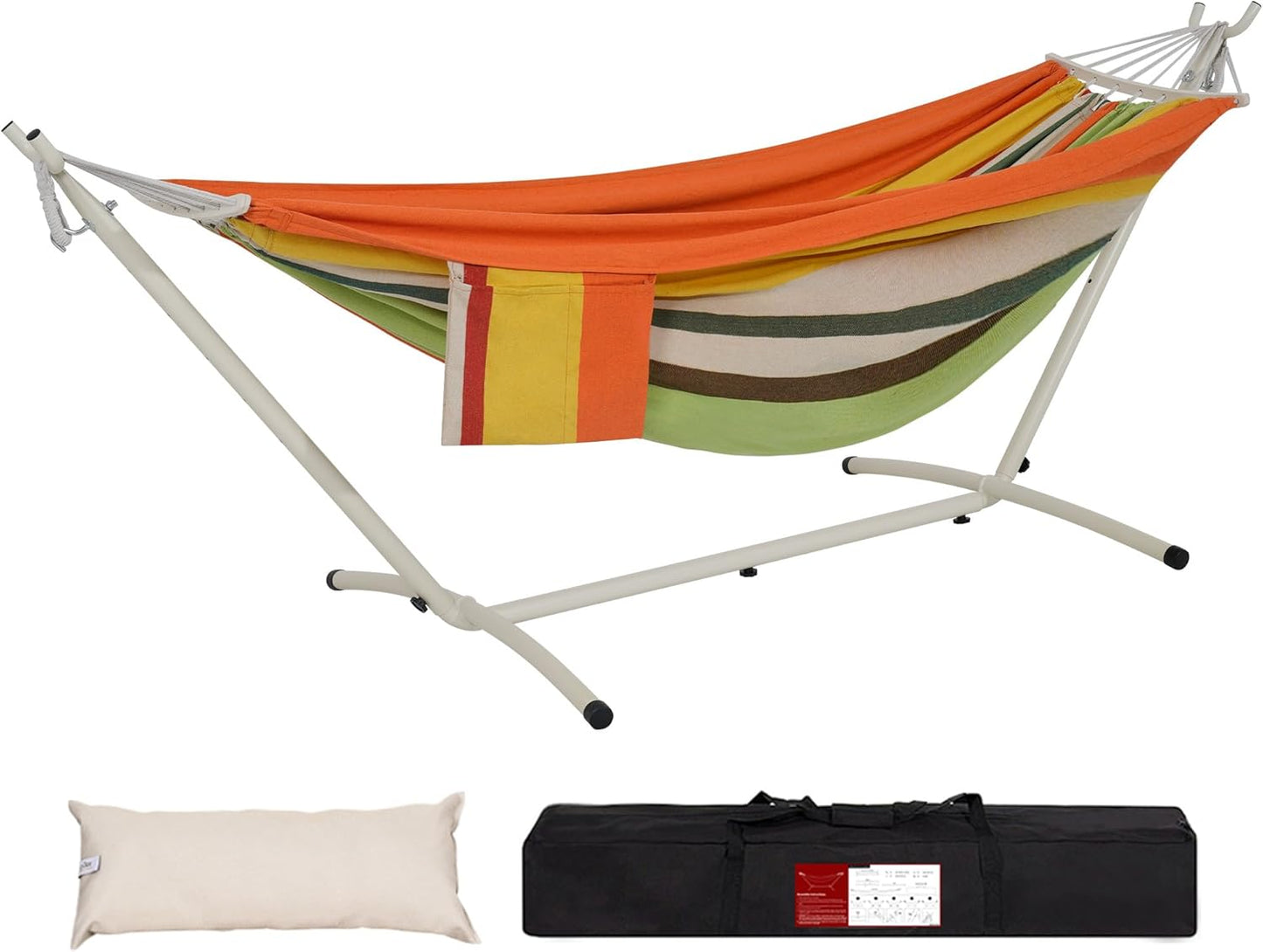 LazyDaze Double Hammock with Stand for Ultimate Outdoor Relaxation