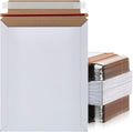 7 x 9 in White Rigid Mailers Kraft Cardboard Envelope - 200 Pack