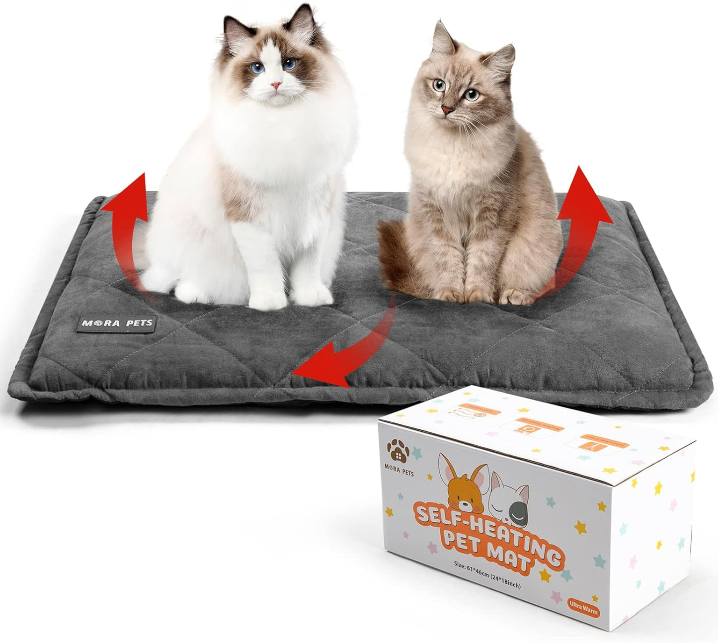 Self Heating Cat Bed for Cozy Comfort - Ideal for Pets