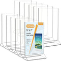 MaxGear Acrylic Sign Holder for Table Card Display 5 X 7 in Clear