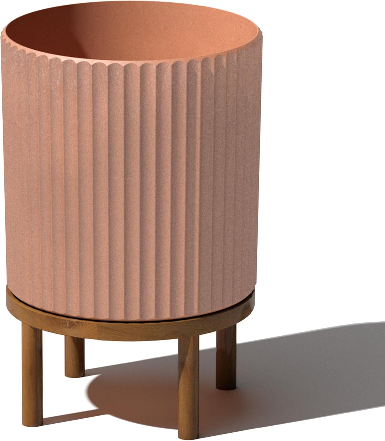 Veradek Demi Series Round Planter for Modern Porch Decor