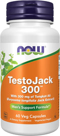 NOW Foods TestoJack 300 Tongkat Ali 300 mg - Men's Support Formula