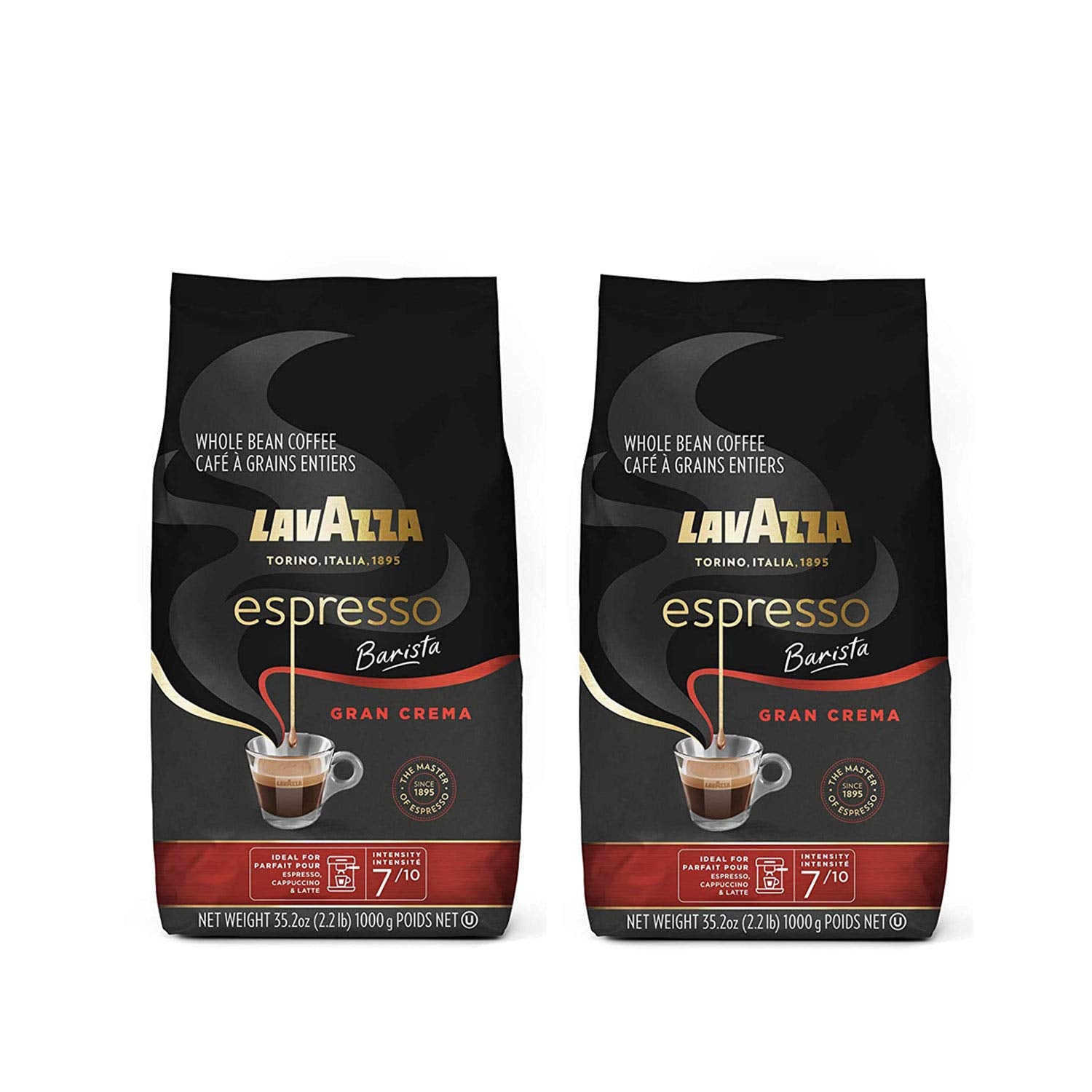 Lavazza Gran Crema Espresso: Bold Flavor x2