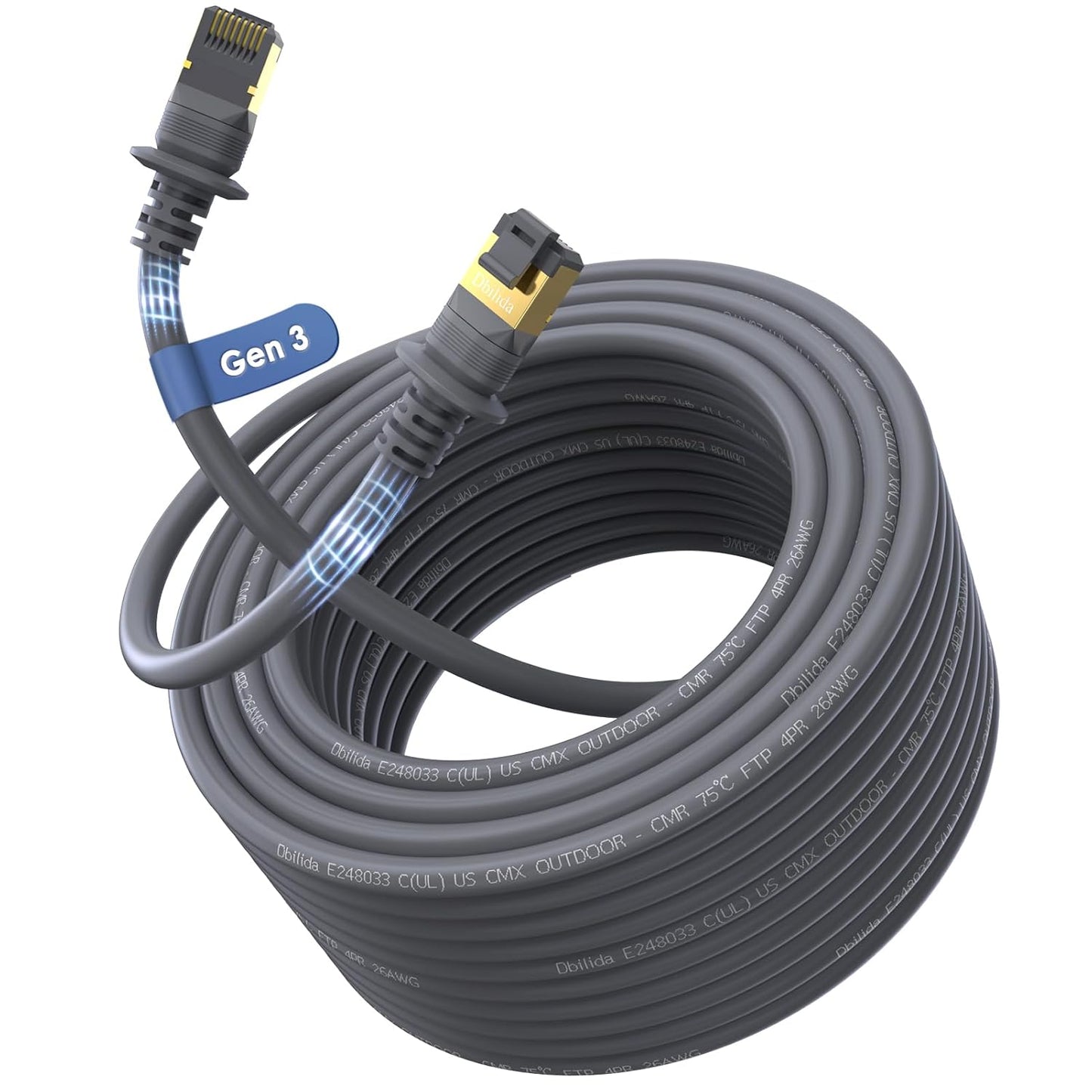 Starlink Gen 3 100 FT Ethernet Cable for Optimal Connectivity