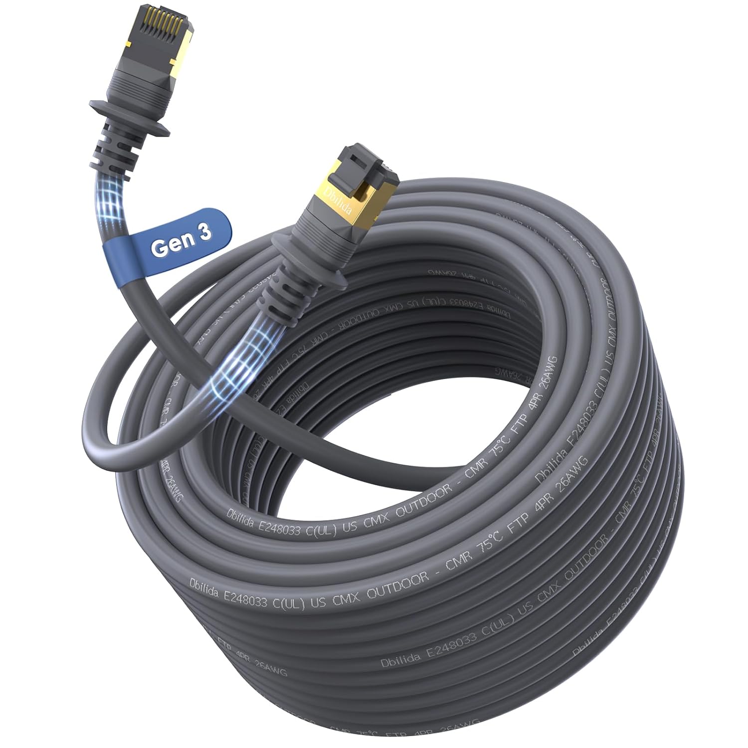 Starlink Gen 3 100 FT Ethernet Cable for Optimal Connectivity