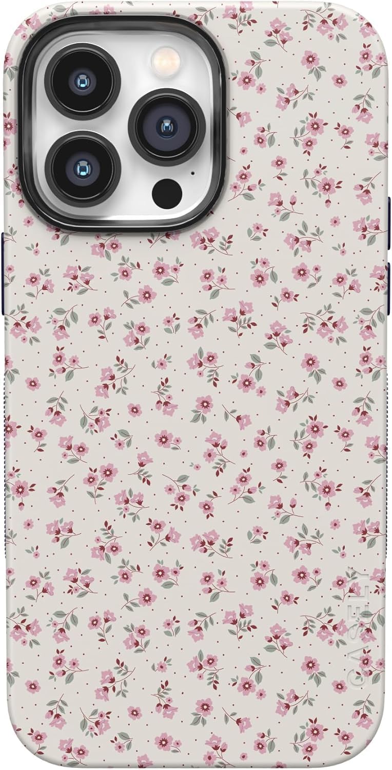 Casely iPhone 14 Pro Case - Bold Protection with Cottage Charm