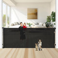 48in Tall x 95in Wide Retractable Baby Gate - Extra Tall Pet Gate