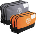Klein Tools Tool Pouch, Dual Compartments - Durable Organizer