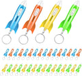 Helicopter Flashlight Keychain for Kids Rocket LED Key Ring - Party