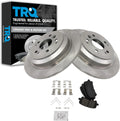 TRQ Rear Brake Pad & Rotor Kit Compatible with 2016-22 Pilots - Direct