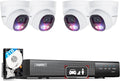 LongPlus Smart 4K 8CH Home Security Camera System - Clear 24/7