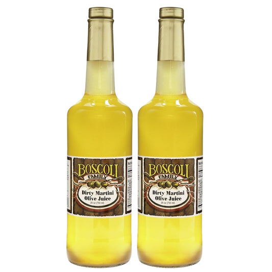 Boscoli Family's 25oz Dirty Martini Juice x2 Pack