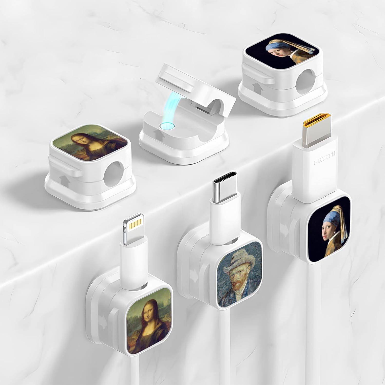 Magnetic Cable Clips - Organize Cords Effortlessly