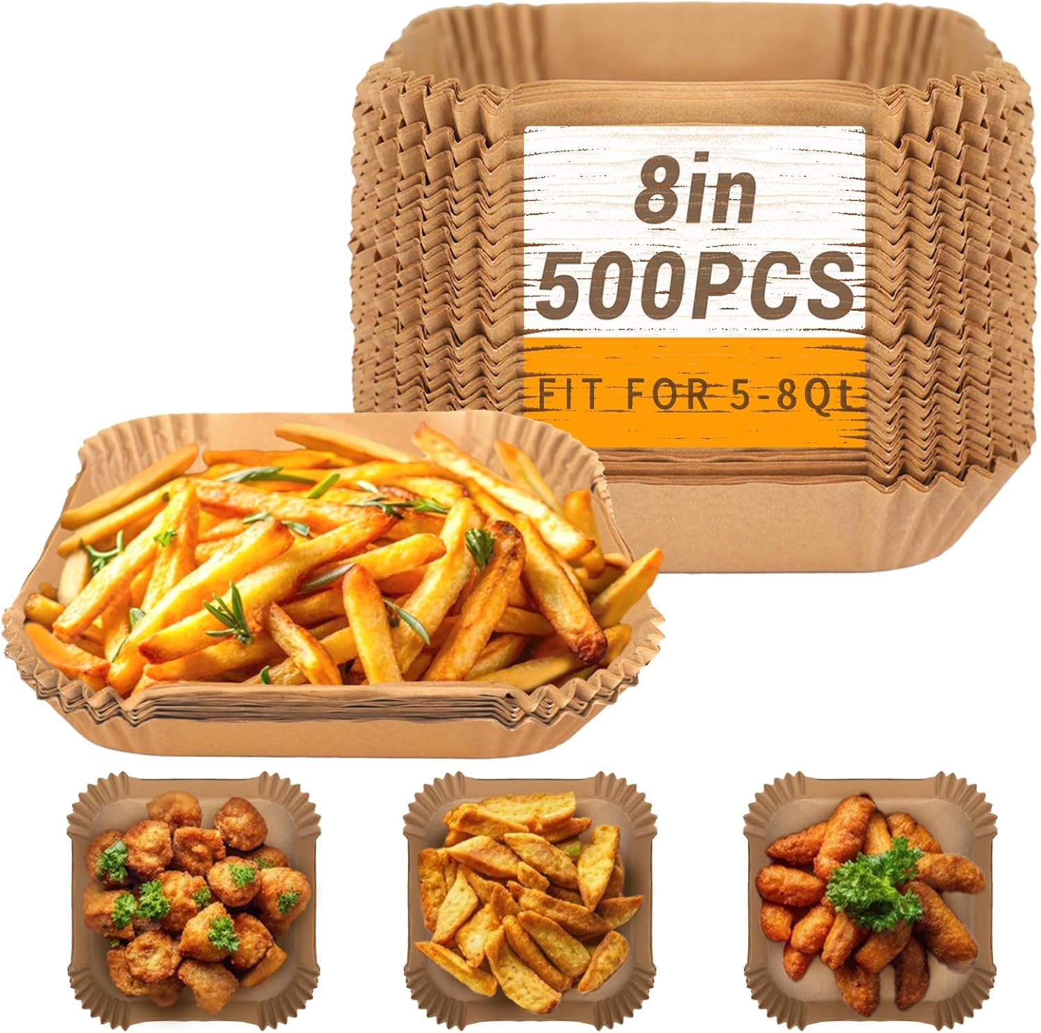 Oil-Proof Non-Stick Air Fryer Liners: Bake with Ease