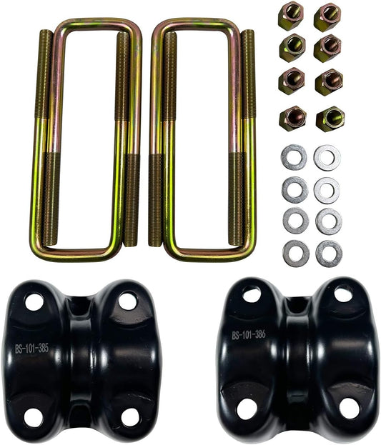 Rear Axle Leaf Spring U-Bolts with Plates for Chevy GMC C/K