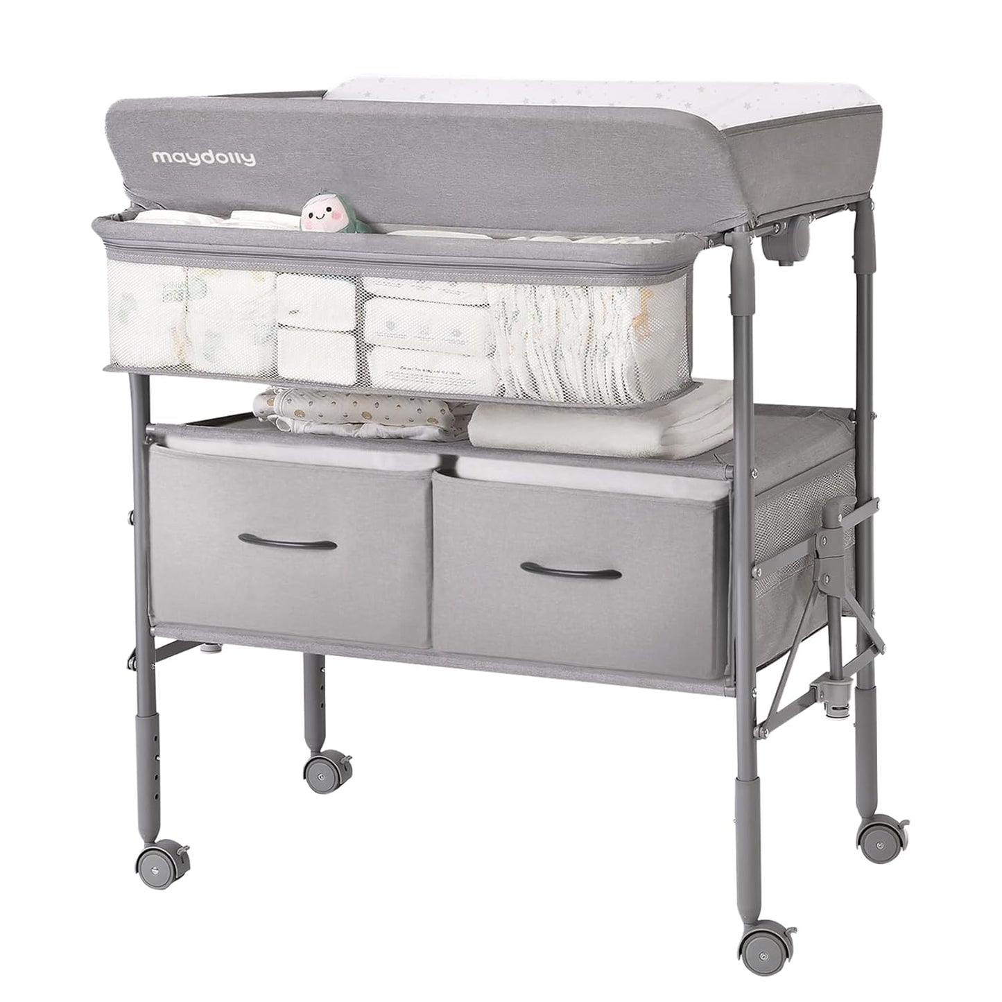 Maydolly Portable Changing Table: Waterproof & Adjustable