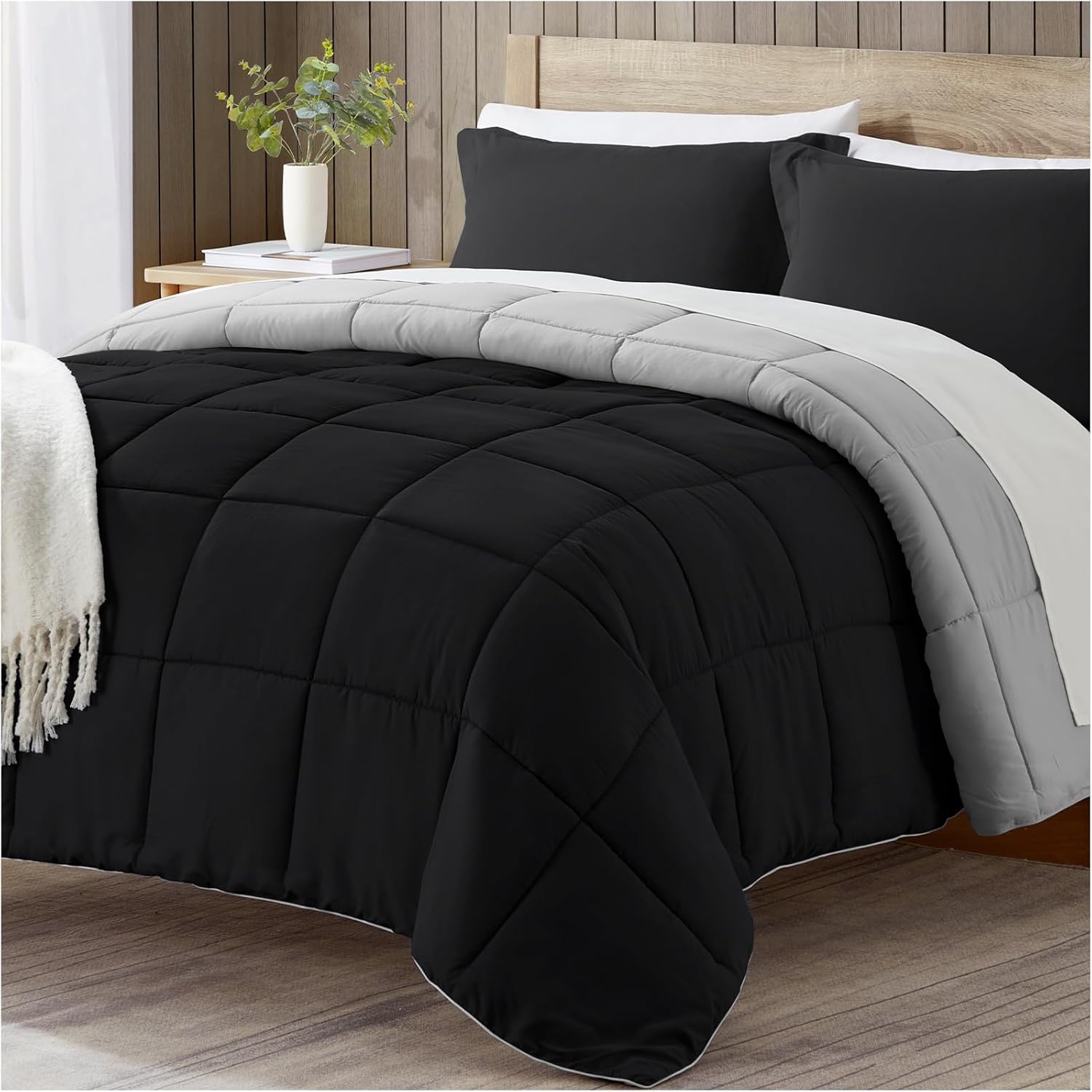 Satisomnia Oversized Queen Comforter Set for All Seasons