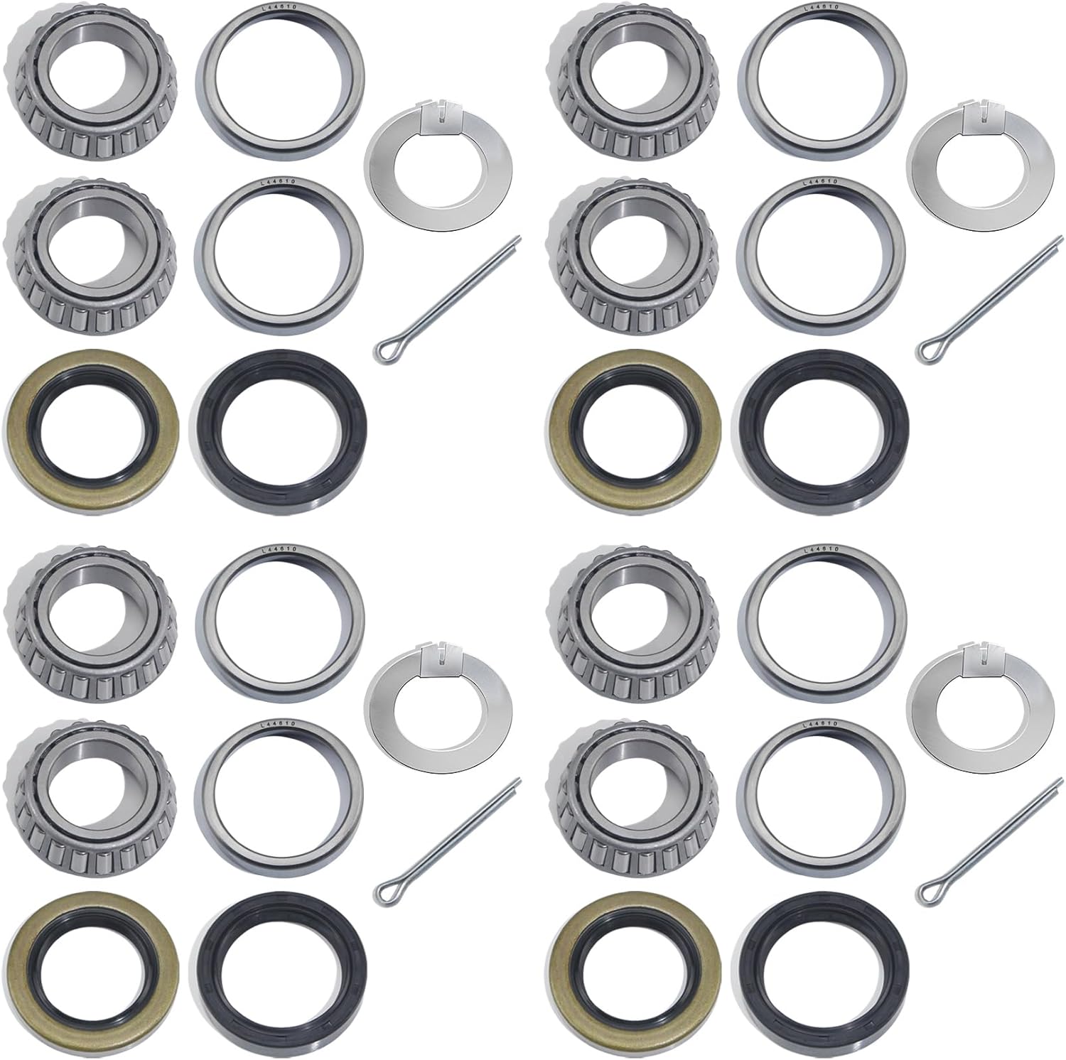 1ft' Axle Trailer Hub Bearings Kits for 2000-2200 lbs Trailers