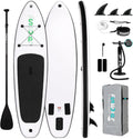 FunWater 10 ft 6 in Inflatable SUP Paddle Board - Stable All-Level
