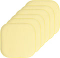 Chair Cushion Memory Foam Pads 16 in x 16 in - 6 Pack, Honeycomb