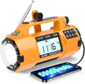 Emergency Alert NOAA Weather Radio with Hand Crank & Solar Power