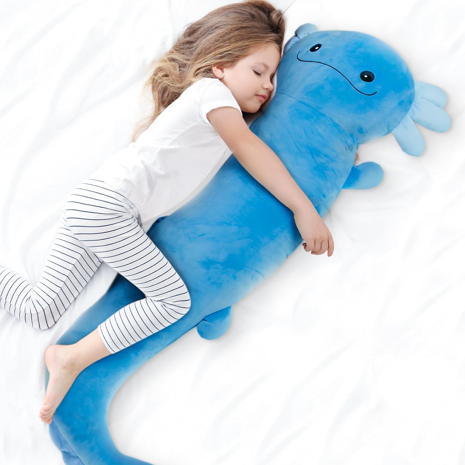 48 inch Giant Axolotl Plush Stuffed Animal for All Ages