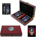 Police Officer Playing Cards & Dice Set - Thin Blue Line Keepsake