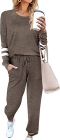 Ekouaer Sweatsuits Womens Loungewear Set - Cozy Two-Piece Lounge Set