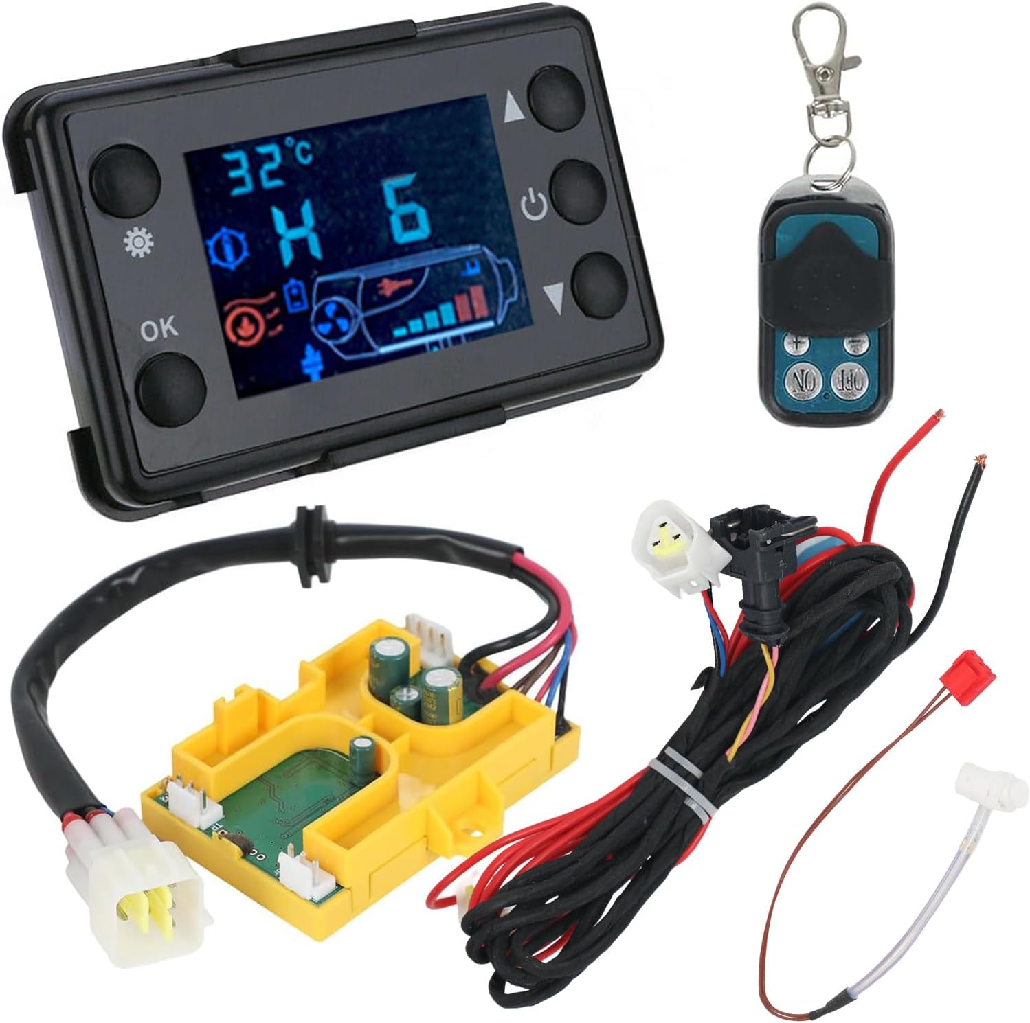 Diesel Heater Control Panel w/ LCD Monitor - Copgge