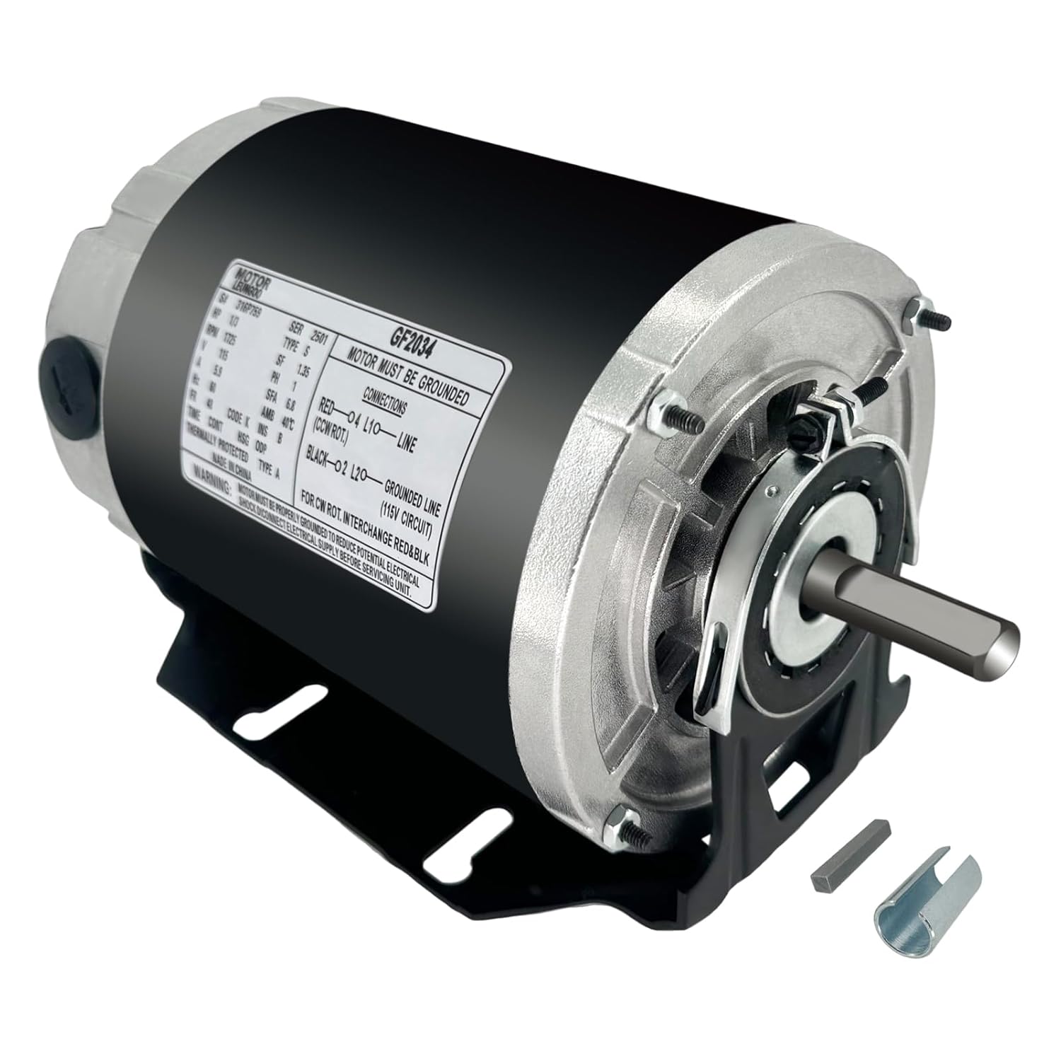GF2034 Blower Motor 1/3HP 115V 60Hz for Efficient Cooling