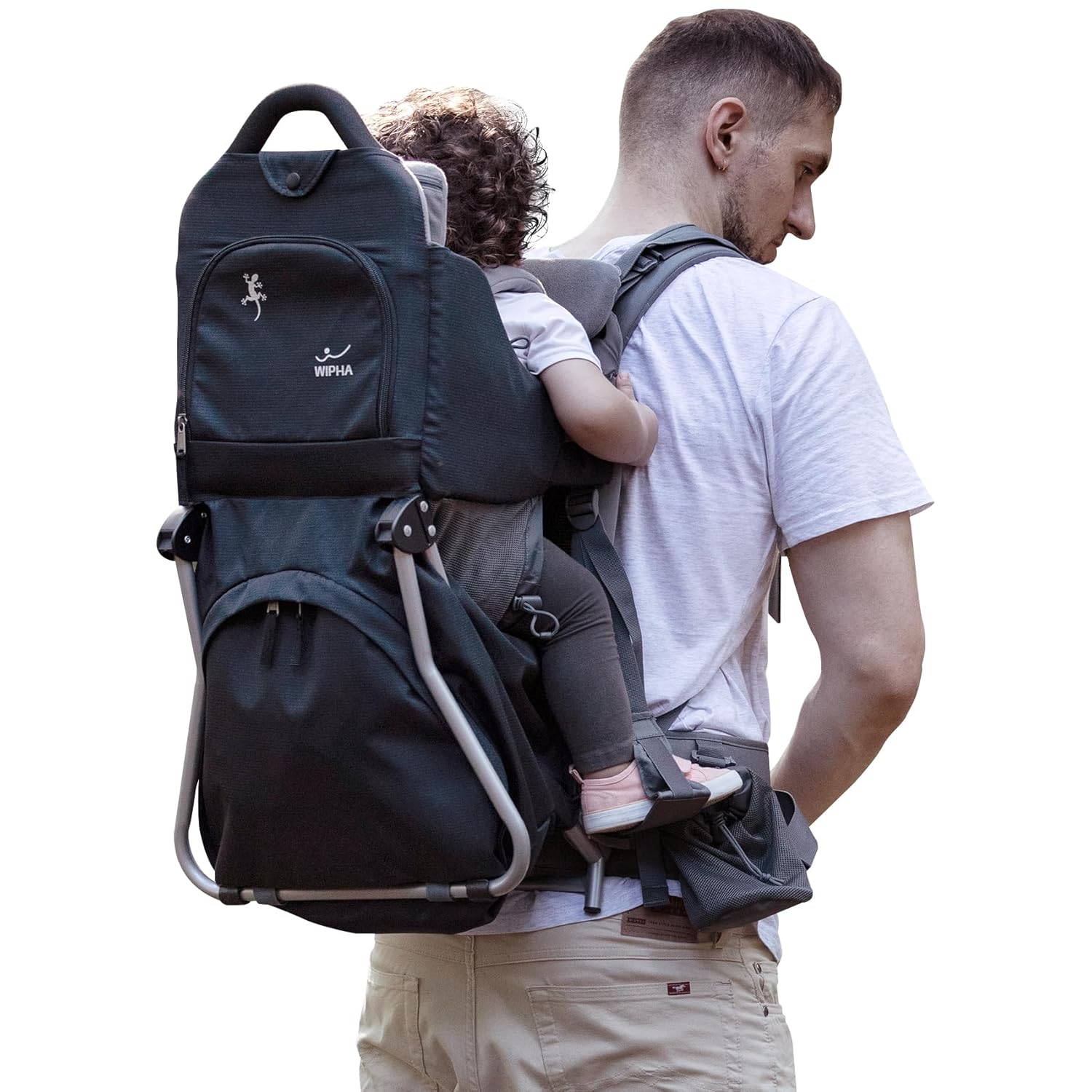 WIPHA Baby Backpack Carrier | Safe Toddler Hiker with Canopy