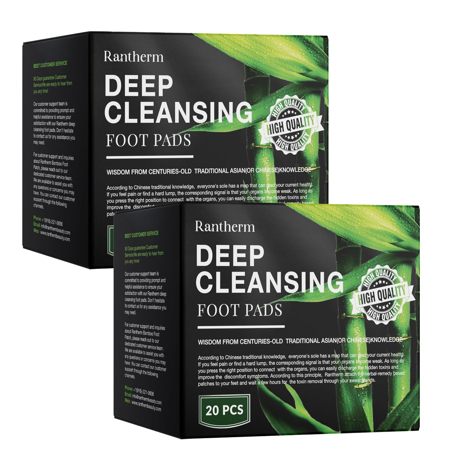 Foot Patches for Deep Cleansing: Bamboo Vinegar Ginger Pads