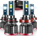 H11 H8 H9 9005 HB3 LED Bulbs - 32000 Lumens Bright Fog Light Pack